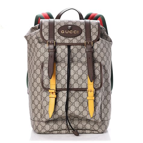 cheap gucci supreme backpack|authentic Gucci backpack.